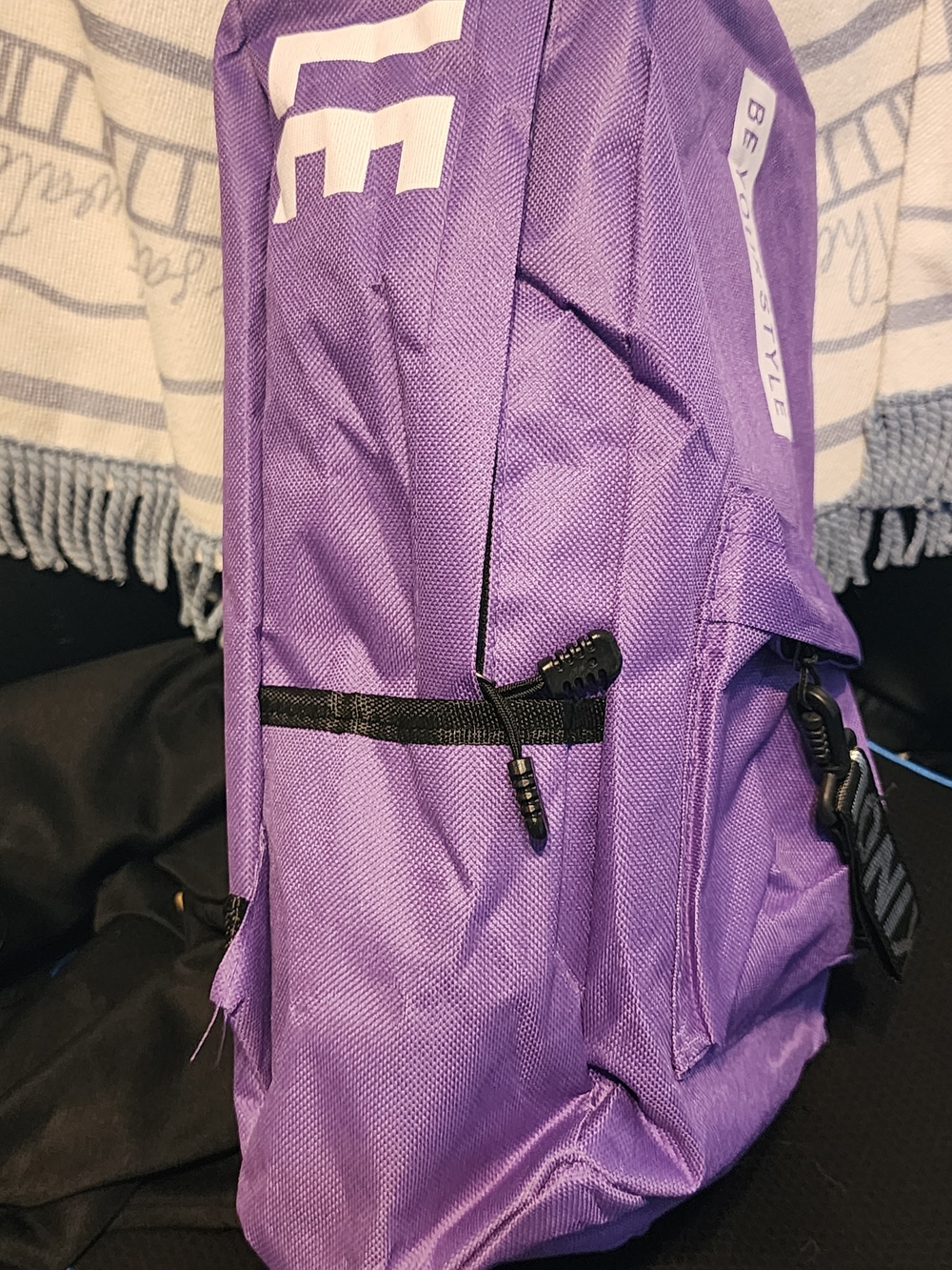 Purple Backpack 11x15 - Picture 3 of 8